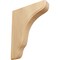 Ekena Millwork 1 3/4"W x 7 1/4"D x 9 1/2"H Plymouth Wood Bracket, Red Oak BKTW02X07X10PLRO - alternate 1